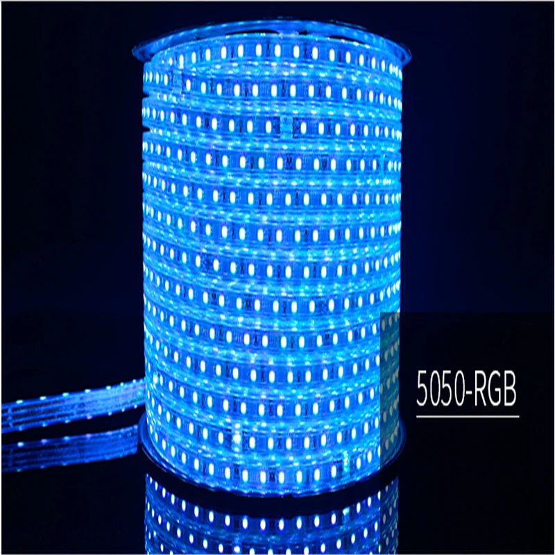 10 м/рулон бесплатная доставка 220 В вход 16 цветов RGB низкая мощность высокая