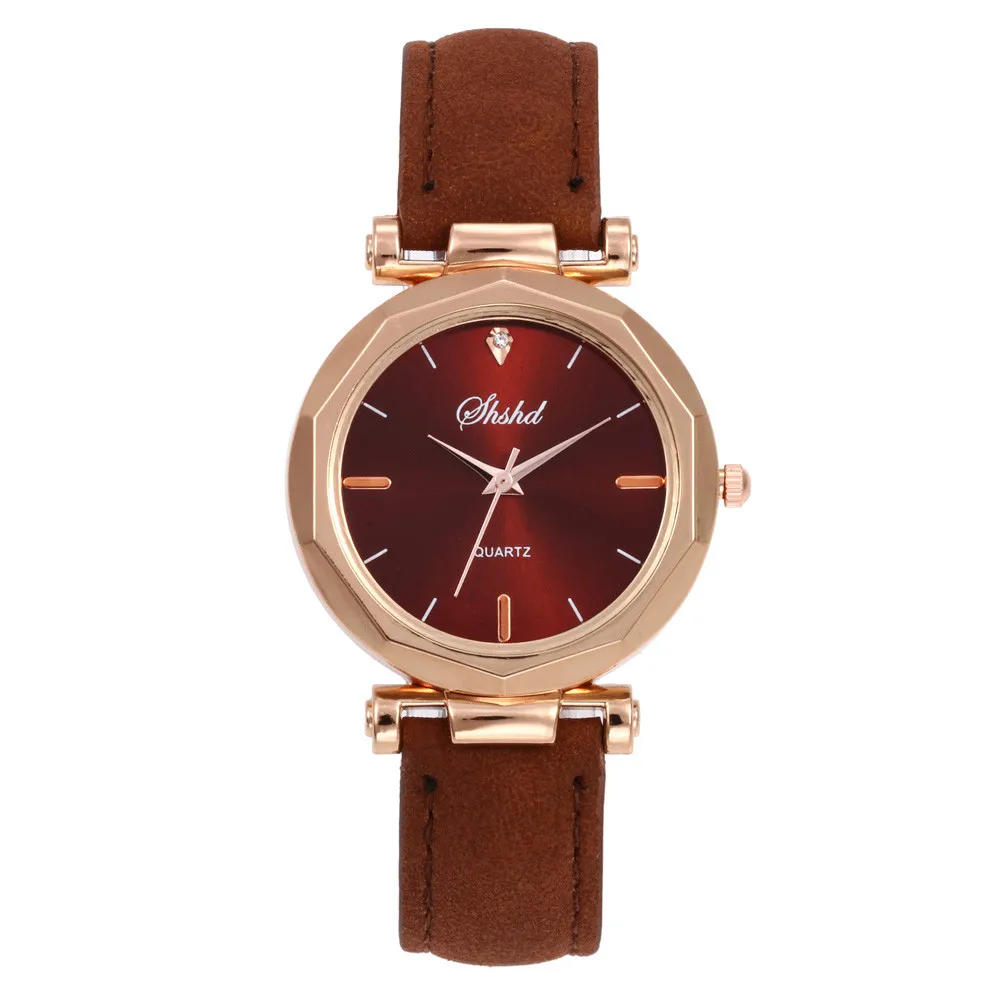 Женские часы reloj Модные женские повседневные с кожаным ремешком Роскошные