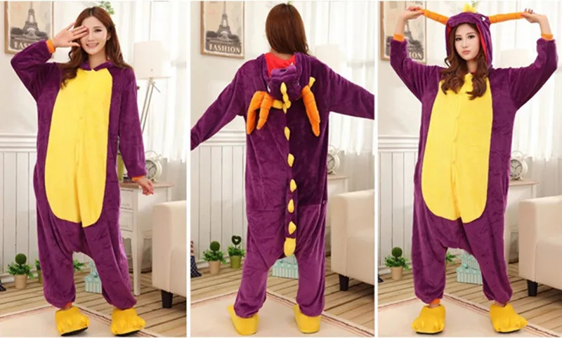 Оптовая продажа зимние комбинезоны с животными Мультяшные унисекс взрослые