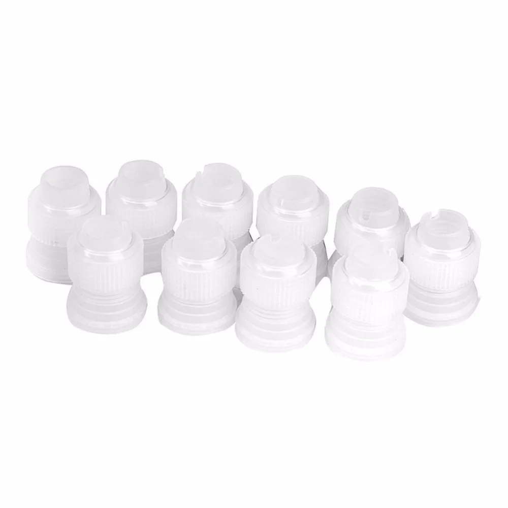 Plastic Icing Couplers small and large Pastry Coupler Baking Cake Decorating Bags Tips Nozzles Adaptor Tools | Дом и сад