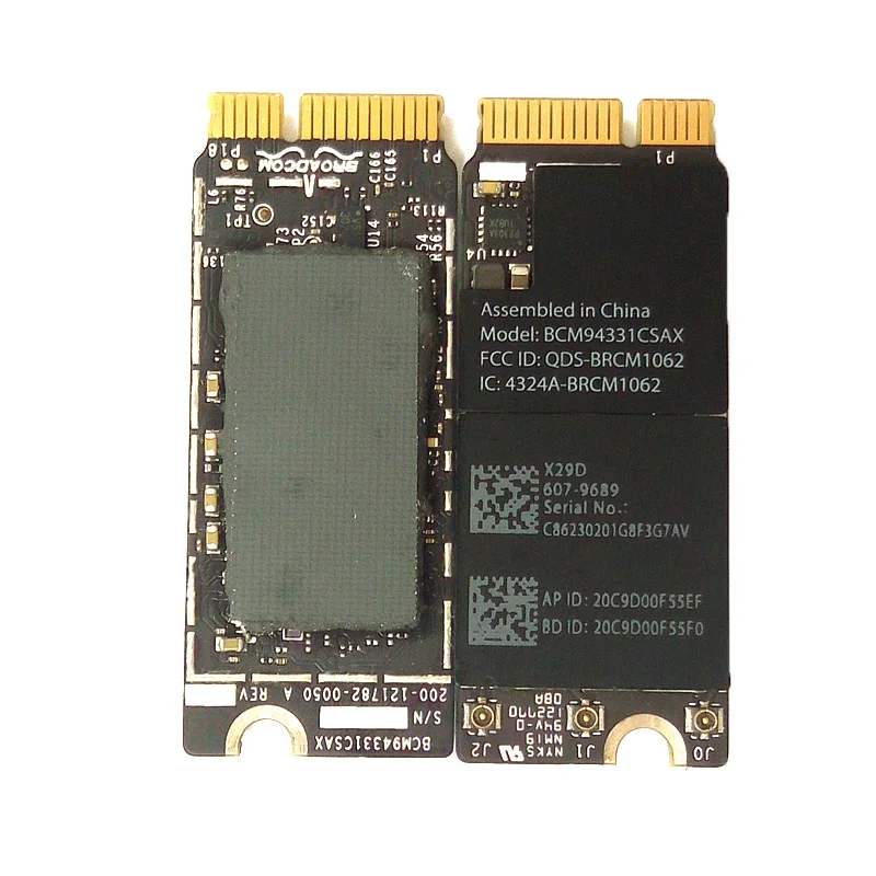 BCM94331CSAX 24G &amp 5G 450M Mini PCIE BT 4 0 для Retina A1398 A1502 MC975 MC976 ME665 ME293 A1425 2012 аэропорта Wifi Bluetooth