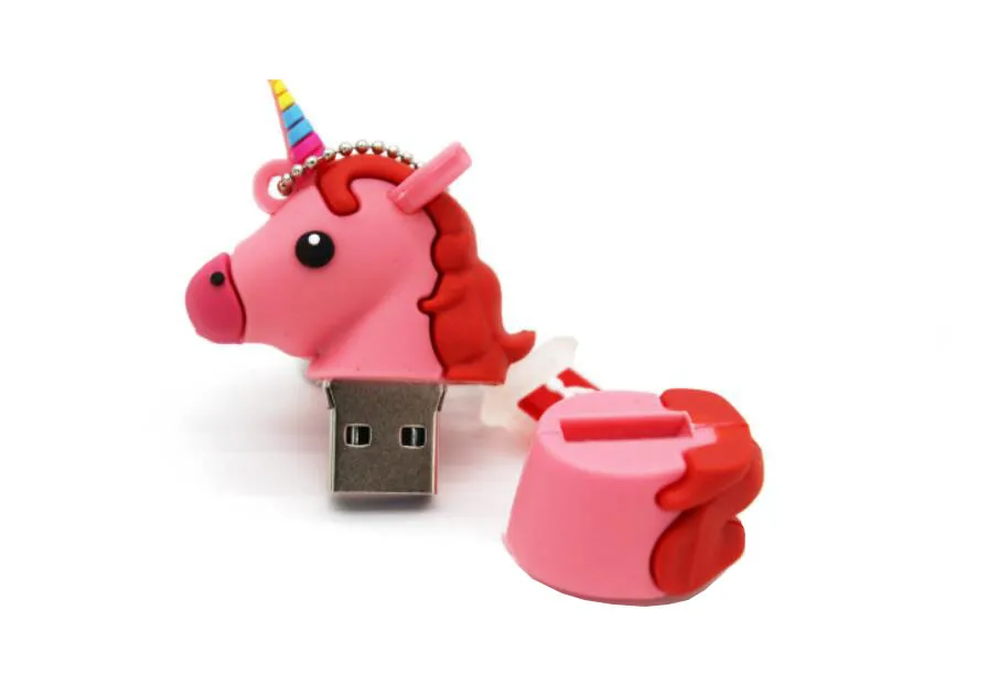 Горячая Распродажа единорог Гадкий я 2 USB флэш-накопитель натуральная мультяшная карта памяти Флешка 4 ГБ 8 ГБ 16 ГБ 32 ГБ ручка привод игрушка