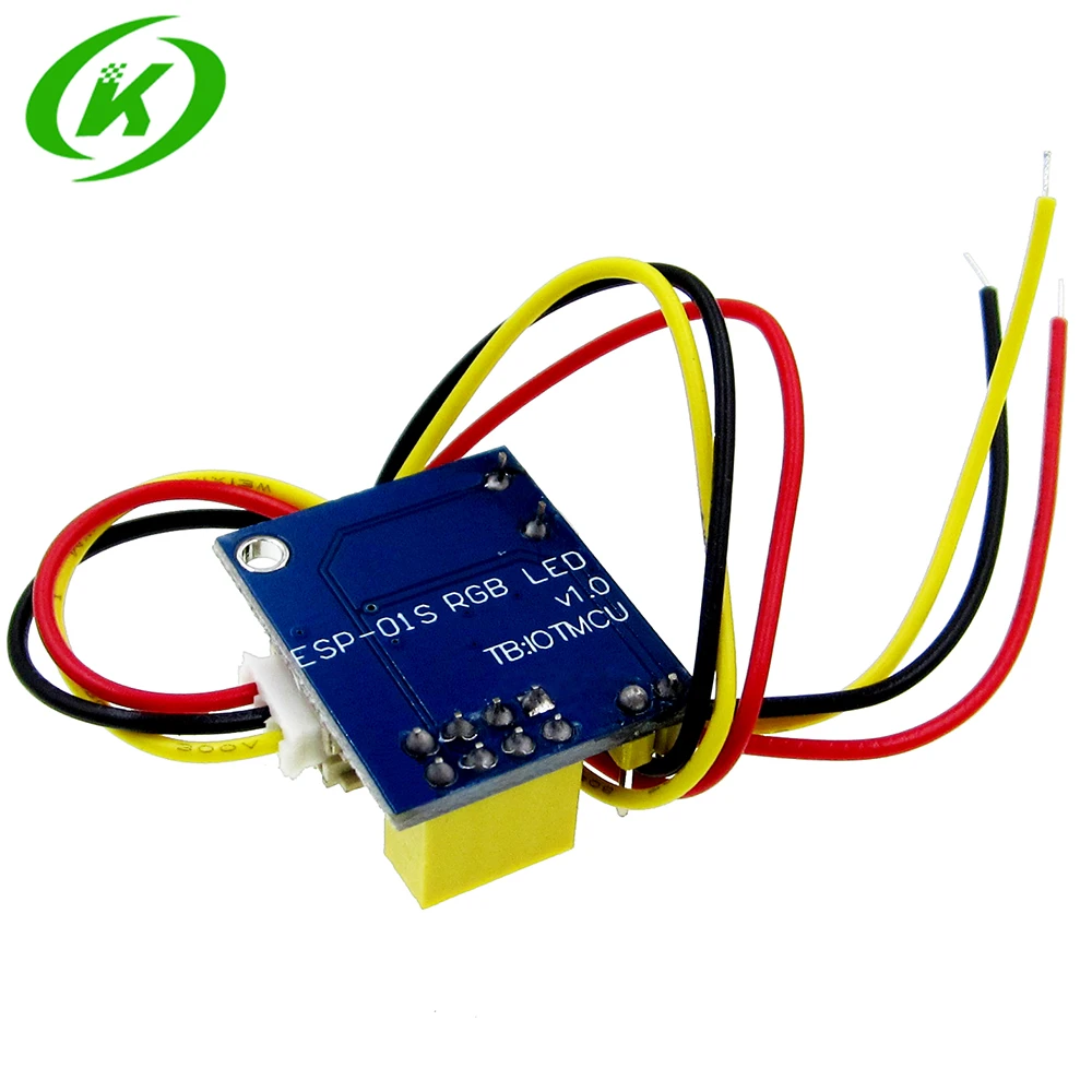Модуль светодиодного контроллера ESP8266 ESP-01 ESP-01S RGB IDE WS2812 световое кольцо Умная