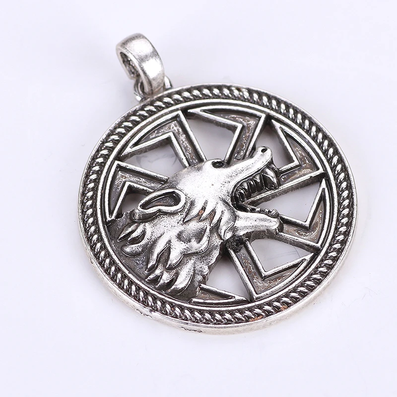 1 шт. славянский амулет Wolf Totem подвеска Коловрат Charm Vintage Amulets талисманы