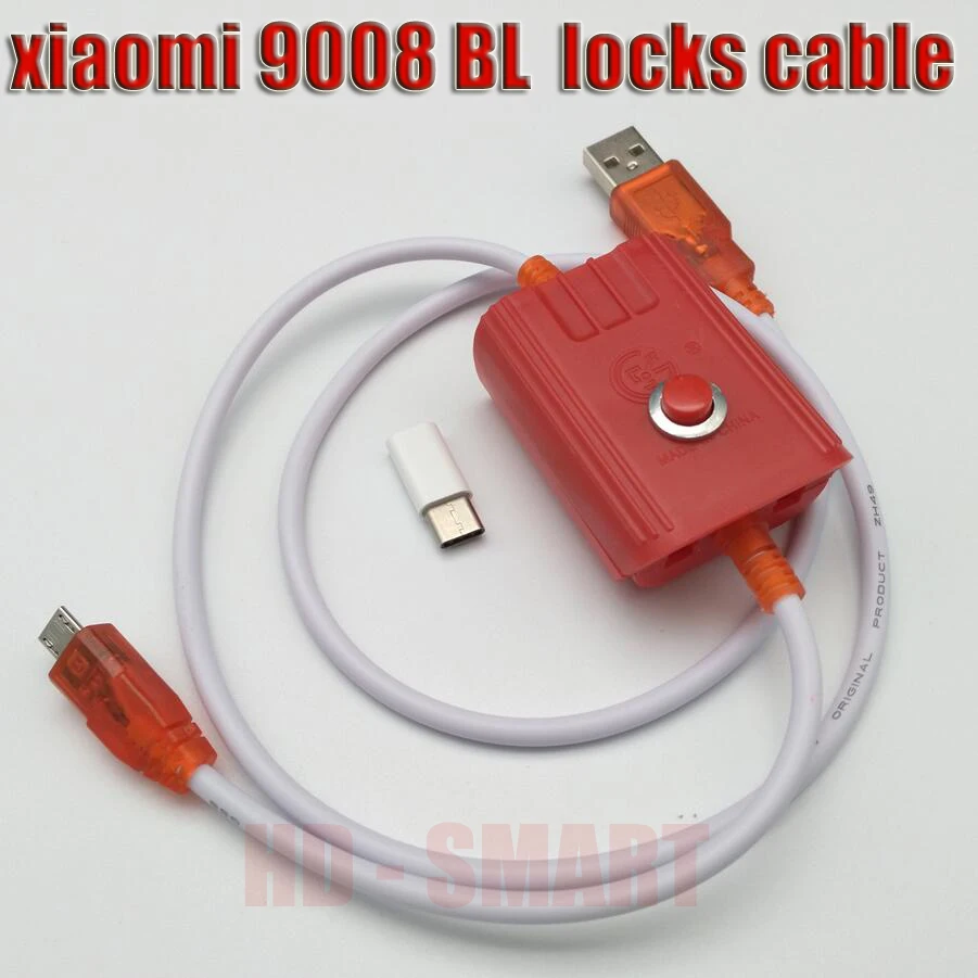 Бесплатный адаптер+ кабель глубокой вспышки для телефона Xiaomi Redmi с открытым портом 9008 поддерживает все BL замки кабель edl+ track NO