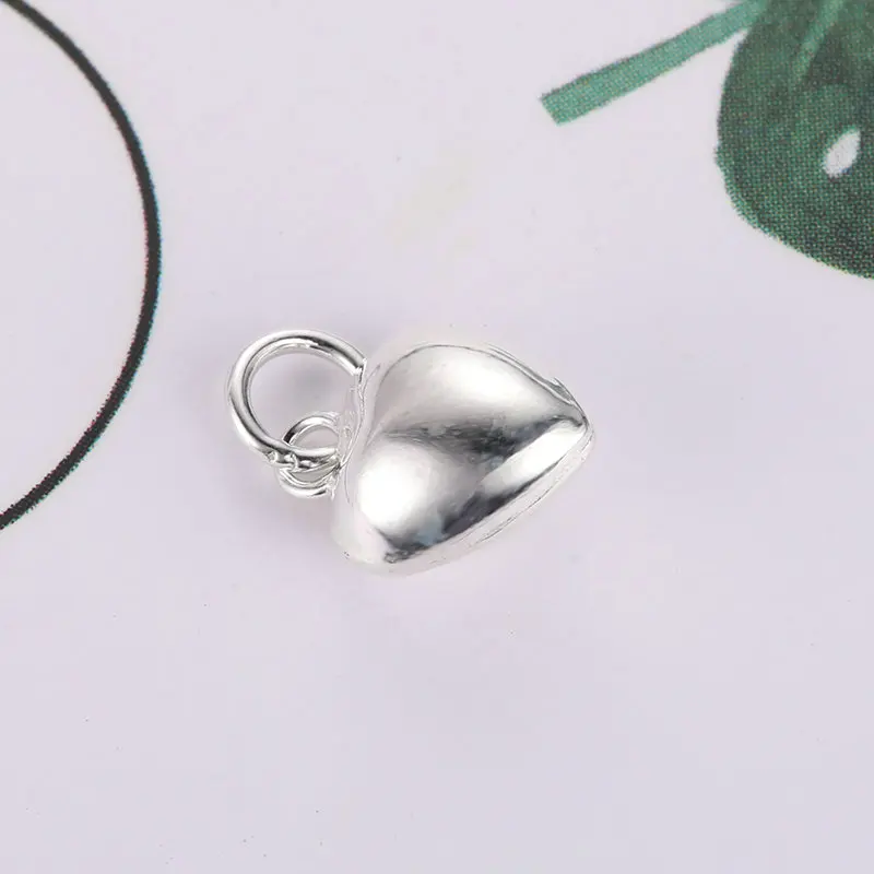 heart Горячая Распродажа, подвеска из стерлингового серебра 925 пробы, Подвеска для женщин, серебряное ювелирное изделие, ожерелье, браслет, серьги, сделай сам, 12 стилей - Окраска металла: heart