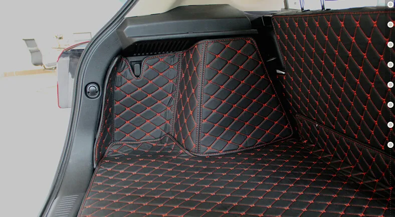 fiber leather car trunk mat cargo mat for suzuki s-cross suzuki sx4 SX4 Crossover car accessories