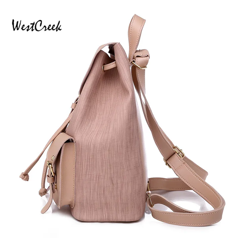 Женский школьный рюкзак westкрик из искусственной кожи на шнурке | Багаж и сумки