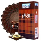 40 шт. (4 коробки), маленькие плотно прилегающие презервативы для пар, секс-товары для взрослых, безопасная контрацепция, натуральный латекс, ширина 45-49 мм