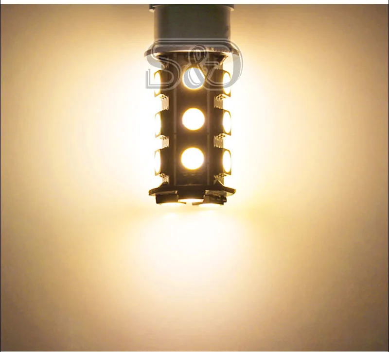 2 шт. 1142 BA15D 18 SMD 5050 P21D Хвостовая сигнальная лампа теплые белые светодиодные