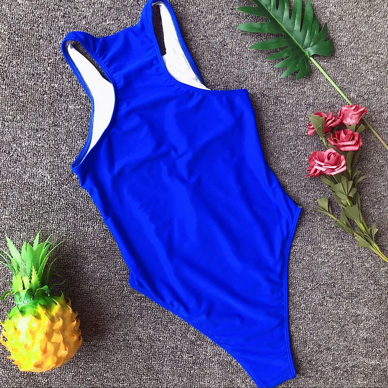 Новинка 2019 женский купальник на молнии цельный бикини черная сетка maillot de bain maios |