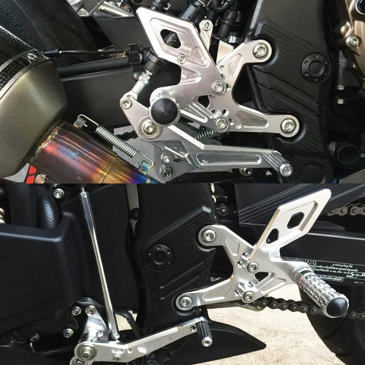 Мотоцикл CNC алюминиевые задние наборы подножки для Honda CBR500R CB500F 2013 2014 2015 2016