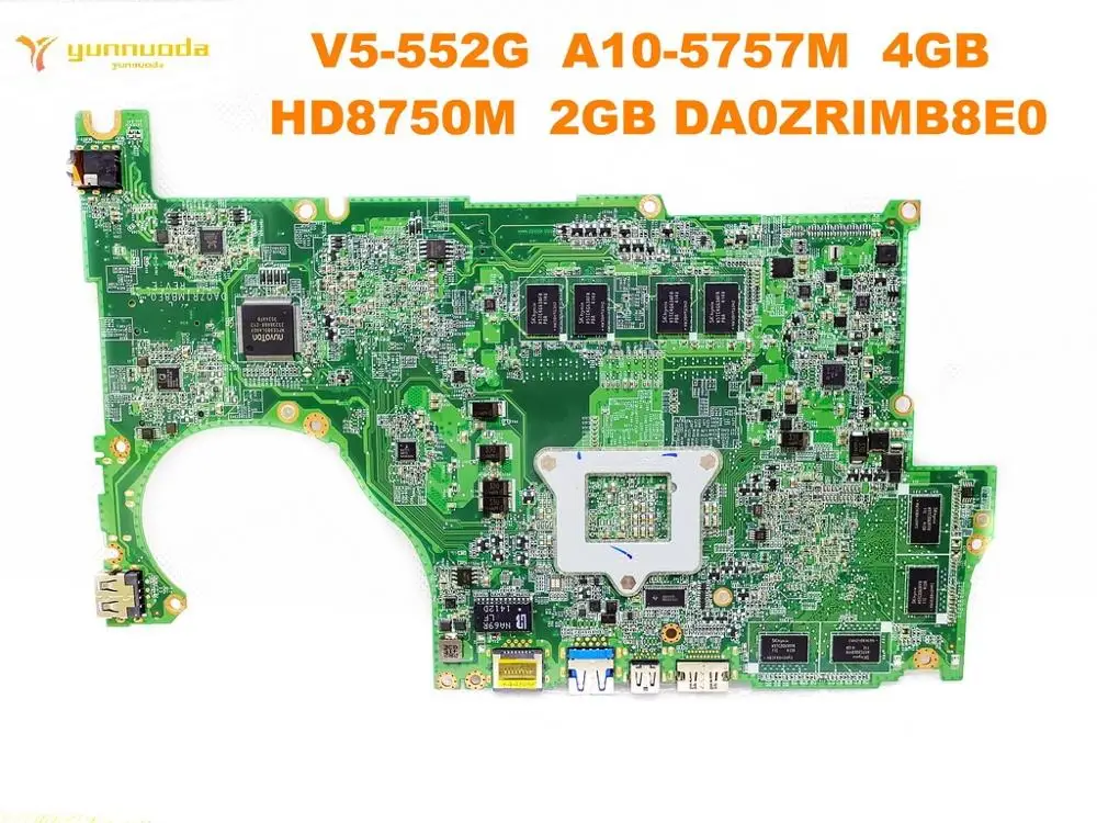 Оригинальная материнская плата для ноутбука ACER Φ 4 гб HD8750M 2 DA0ZRIMB8E0 протестирована