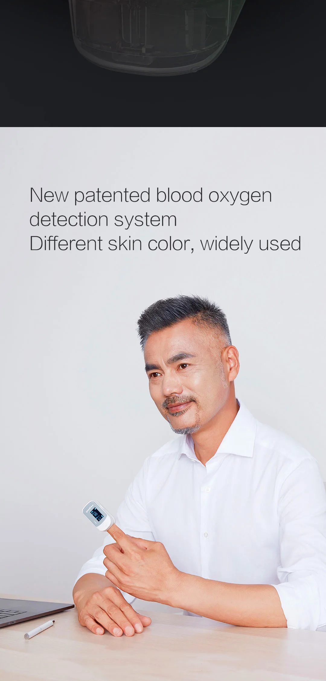 Xiaomi Yuwell YX305 цифровой пальцевой Пульсоксиметр OLED экран уход за здоровьем высокоскоростной датчик Автоматическое отключение питания для семьи