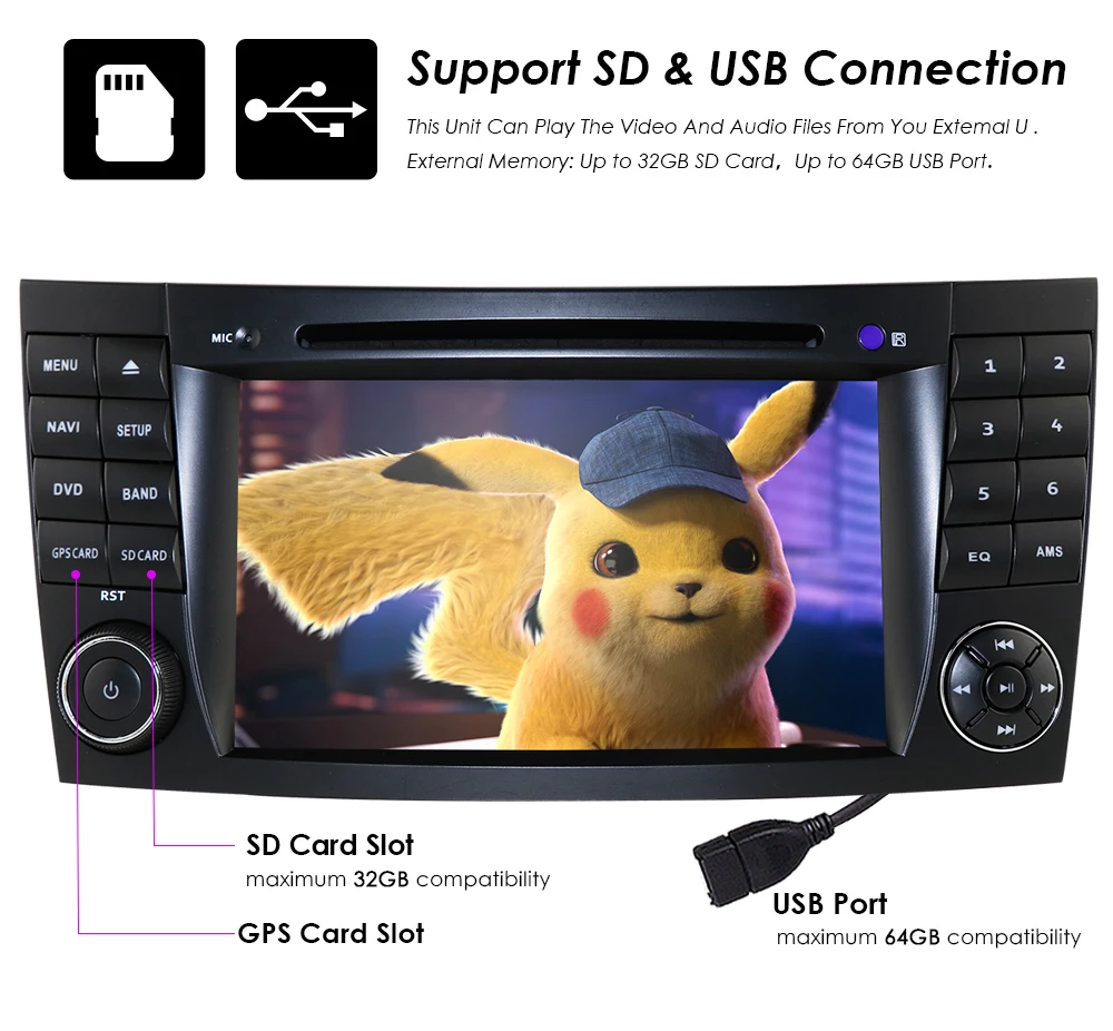 2 din car DVD player For Mercedes Benz E-class W211 E200 E220 E300 E350 E240 E270 E280 CLS CLASS W219 SWC RDS DVBT BT USB CD CAM