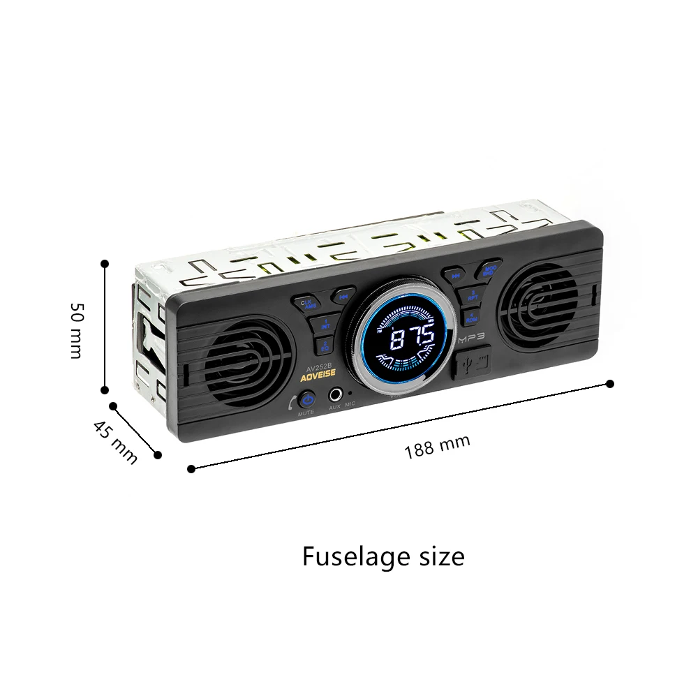 Hikity 1 Дин Радио 12V Bluetooth Авто Автомобильная электроника MP3 аудио плеер FM стерео