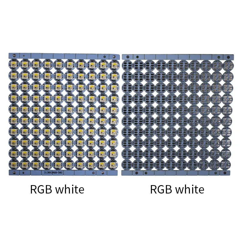 100 шт. WS2812B светодиодный чип и плата радиатора DC5V 5050 RGB WS2812 IC встроенный RGBW RGBWW
