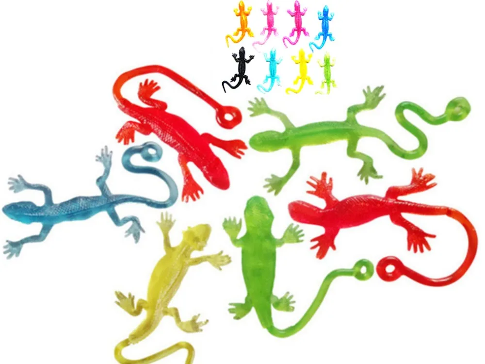 Новые продукты игрушка ящерица животные вязкий скалолазание фигурку забавные