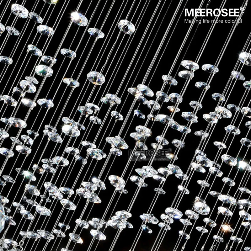 Прямоугольный хрустальный светильник потолочный K9 хрустальная лампа потолочные