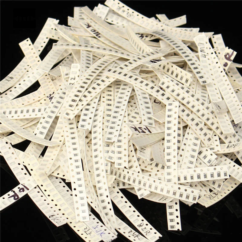 Новое поступление комплект резисторов SMD 3400 170 значений 1206 (0R ~ 10MR) 1/4 Вт шт. RoHS 2x1 мм