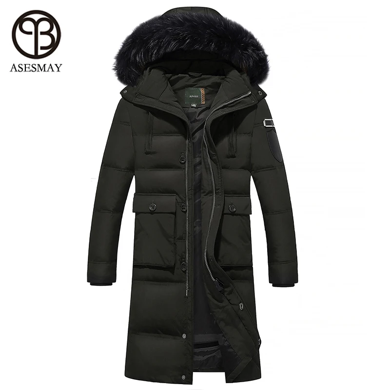 2016 Новинка бренд одежда Мода Толстые Повседневное зимняя куртка Для мужчин утка