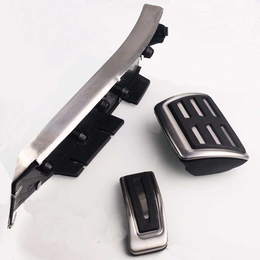 Нержавеющая сталь газ акселератор топливный тормоз педали на пластине для Audi A 4