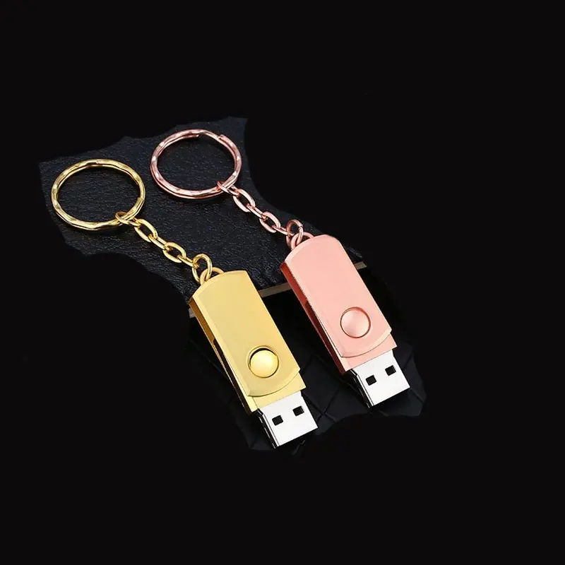 Вращающийся металлический pendirve карту флэш памяти с интерфейсом usb 2 0 флеш