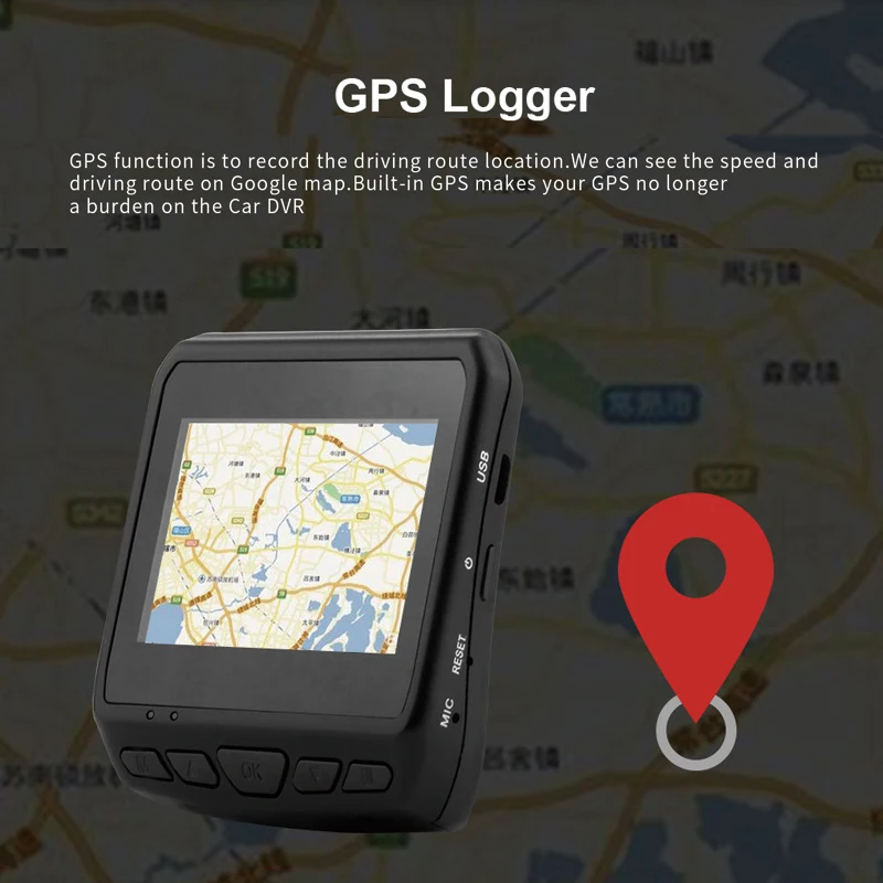 Автомобильный видеорегистратор Ambarella A12 регистраторы GPS Logger обнаружения движения