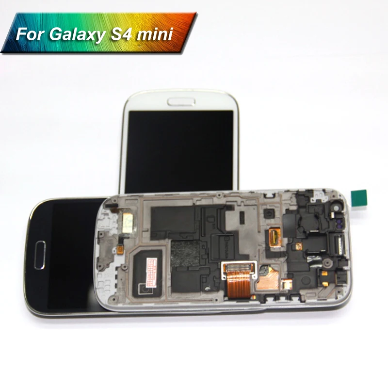 ЖК дисплей для Samsung Galaxy S4 mini i9190 i9195 i9192 LCD с сенсорным экраном дигитайзер сборка