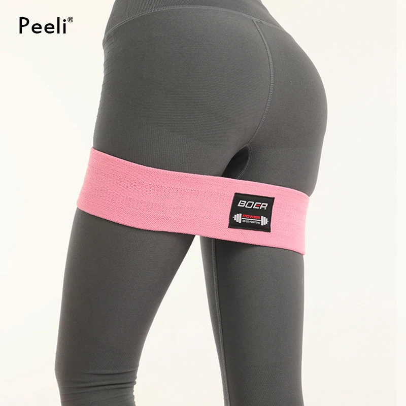 Резиновая лента для тренировок нескользящая Эспандер фитнеса и спортзала