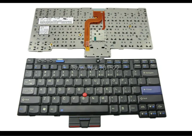 Новая и Оригинальная клавиатура для ноутбука IBM Lenovo ThinkPad X200 X200S X201 Black US 42T3671|laptop