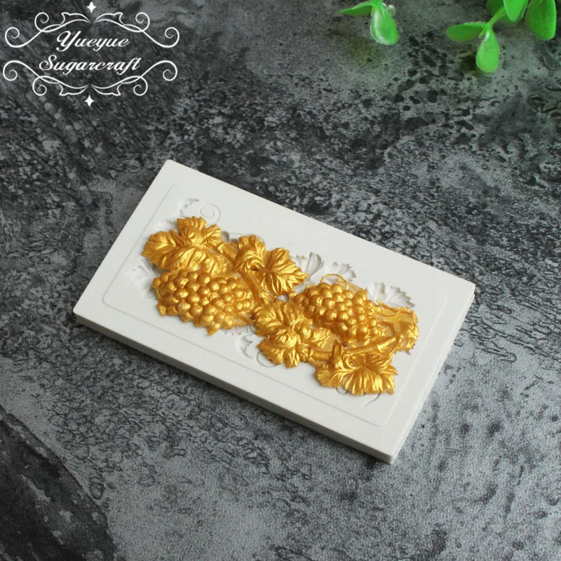 Yueyue Sugarcraft силиконовая форма для винограда помадка инструменты украшения торта