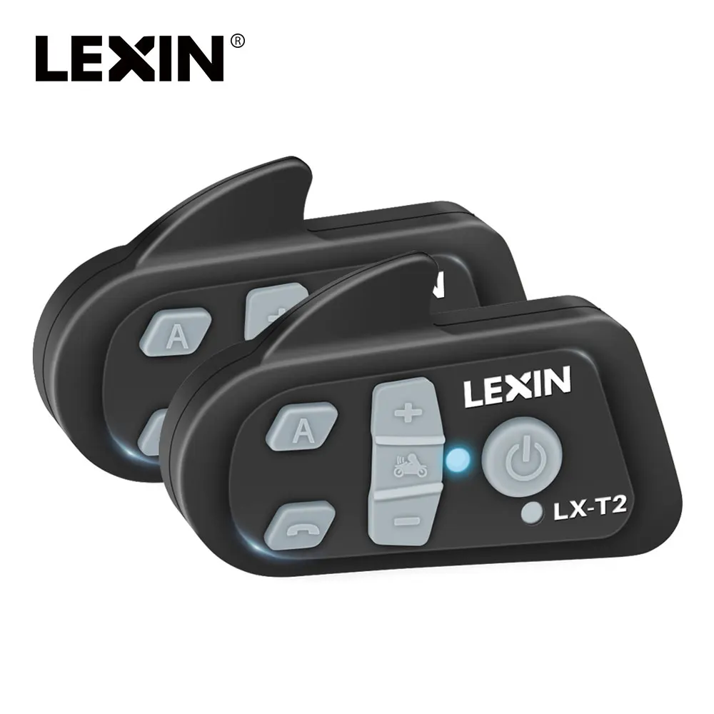2 шт. Lexin T2 мотоциклетный Bluetooth шлем домофон с шумоподавлением BT intercomunicador переговорные гарнитуры MP3