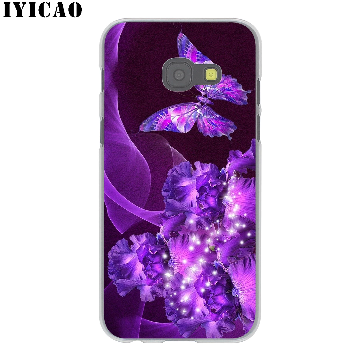 IYICAO бабочка на белые розы цветок Футляр для samsung Galaxy J6 J5 J1 J2 J3 J7 2017 2016 2015 премьер нам