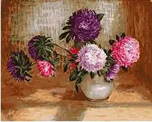 

cioioil-T634 Bouquet aster on the table DIY oil painting by numbers for home decor