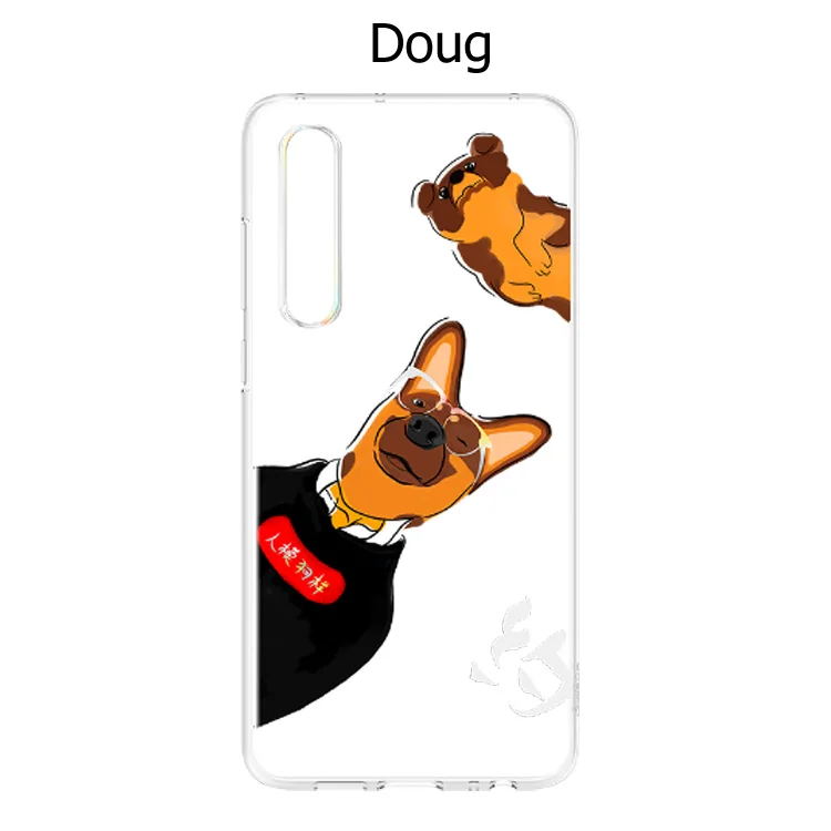 Doug HUAWEI P30 P30 Pro, прозрачный чехол, мягкий TPU, цветная, полная прозрачная защита, задняя крышка, оболочка для P30/P30 Pro - Цвет: Doug
