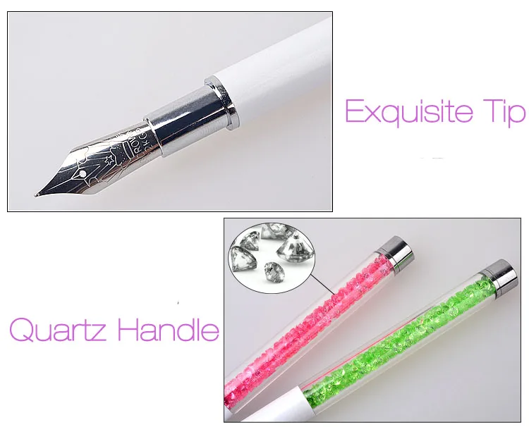 Новинка ручка для дизайна ногтей с 5 искусственными элементами разразразы