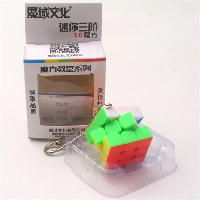 Moyu Neo Cube 30 мм мини Ключ Пряжка три шага магический куб 3 3x3x3 флуоресценция шесть