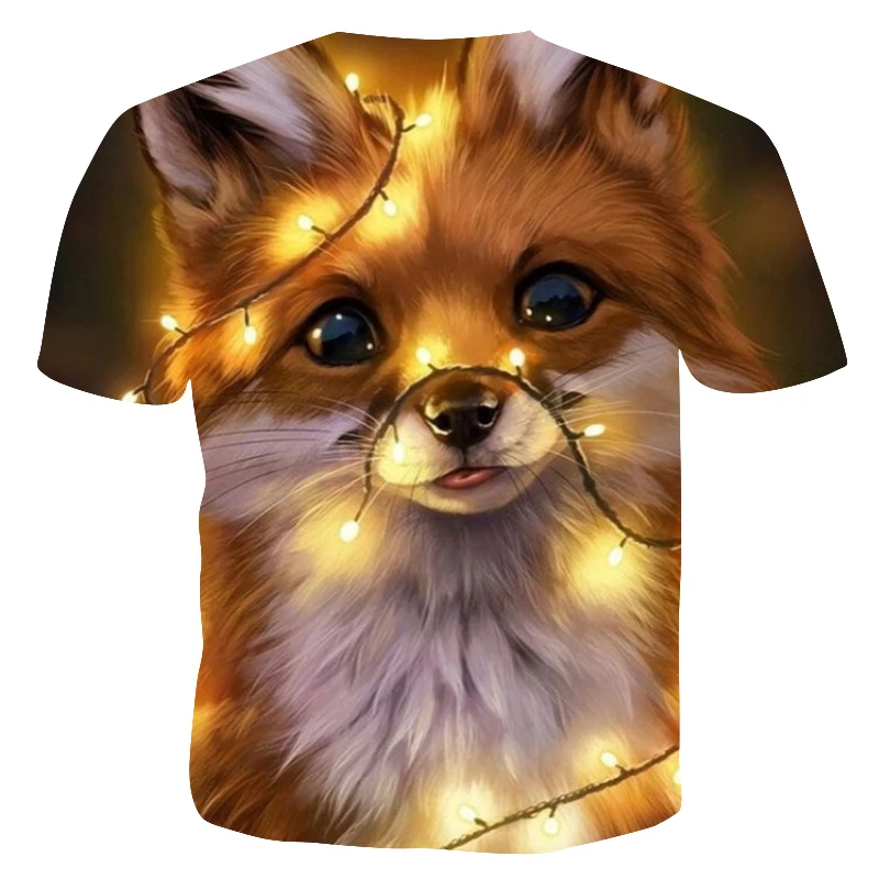Мужская Уличная футболка в американском стиле Pit Pomeranian модная крутая 3D с тигром
