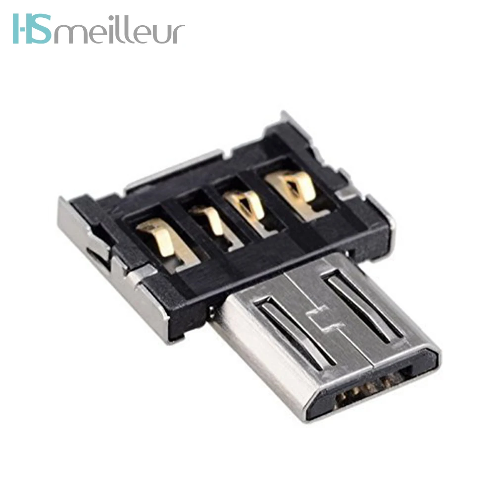 Мини адаптер Micro USB Hsmeilleur OTG разъем для телефона Android флэш накопитель кабель