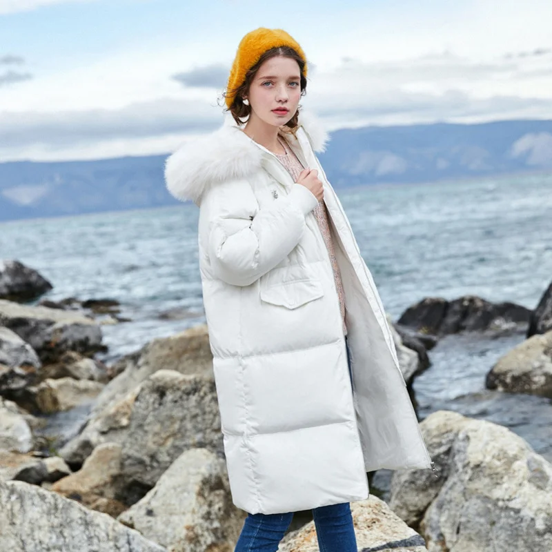SEMIR, горячая Распродажа, зимние женские пальто, пуховик, утолщенная куртка и пальто для женщин, длинная куртка, четыре цвета, для-20 градусов