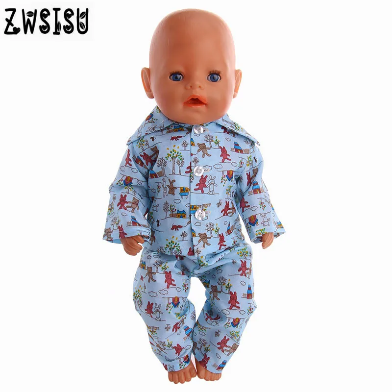 Аксессуары для куклы кукольная Пижама For18-inch Американский dDolls и 43 см ухода за