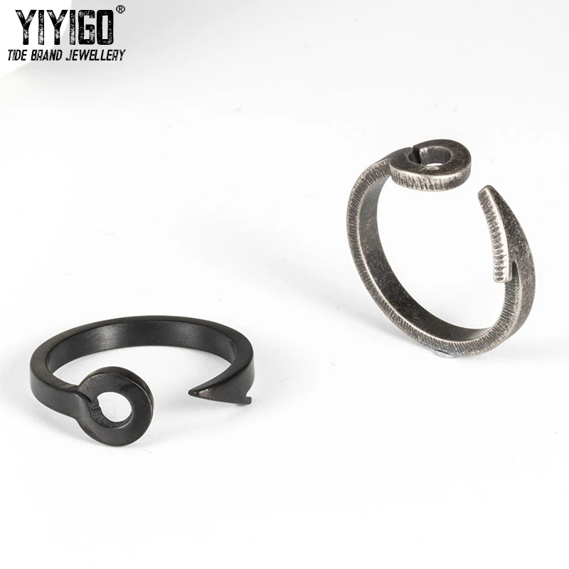 1 шт. якорь крючок кольца для женщин и мужчин влюбленных нержавеющая сталь 316L