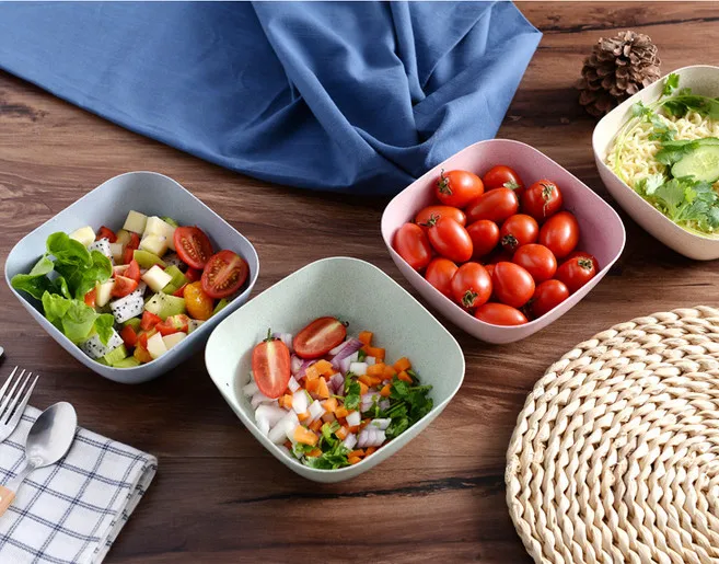 4 шт./компл. рисовая чаша устойчивая к падению Корейская бытовая посуда пшеничная