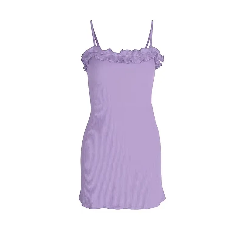 2018 корейский хлопок chic Пляжное Платье vestidos Элегантный спинки оборками платье с