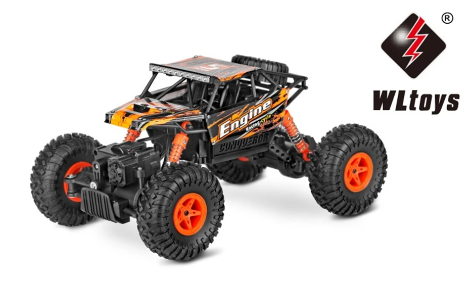 Wltoys 18428-B 1:18 Масштаб RC автомобиль 4WD RC багги RTR альпинист автомобиль внедорожный пульт дистанционного управления автомобиль радио управление отличная мощность RC Гусеничный