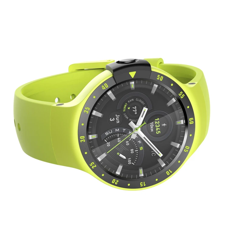 Смарт-часы Ticwatch S Android Wear 2,0 Bluetooth 4,1 рыцарь Wifi частота сердечных сокращений IP67 водонепроницаемые встроенные gps спортивные часы