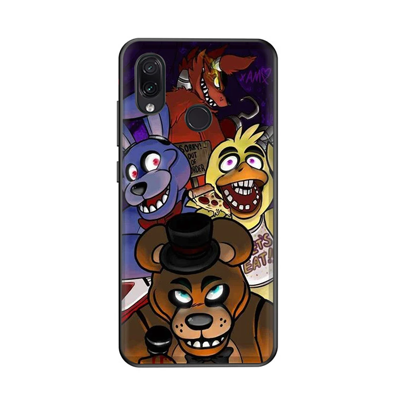 B7 Five Nights At Freddy Silicone Phone Case for Redmi 4A 4X 5 6 A Plus Pro 7 GO Note 4 4X 5 6 7 8 Pro 7A K20 Pro - Color: B7