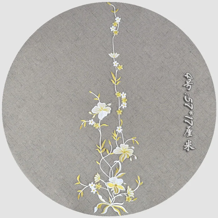 Одежда с вышивкой сливы одежда для костюма чонсам аксессуары вышивки DIY изящная