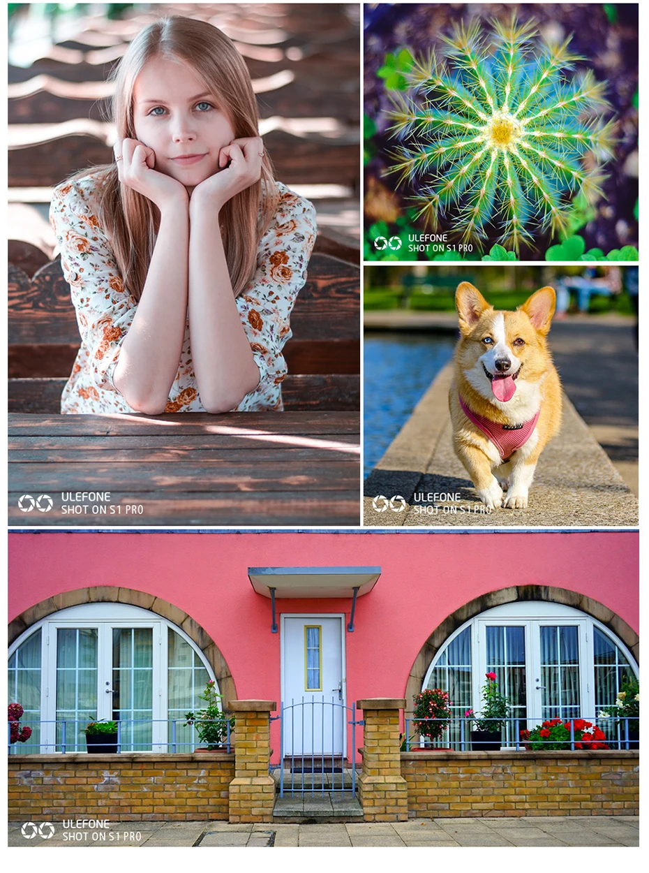 Ulefone S1 Pro Мобильный телефон Android 8,1 5,5 дюймов 18:9 MTK6739 четырехъядерный 1 ГБ ОЗУ 16 Гб ПЗУ 13 МП+ 5 Мп задняя двойная камера 4G смартфон